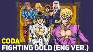 JoJo's Bizarre Adventure Golden Wind OP - Fighting Gold (English Ver