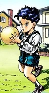 Jotaro Kujo quando era criança
