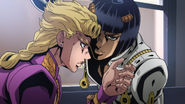 Bruno intimidates Giorno