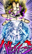 DIO's Hermit Purple used on the crystal ball