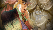 A younger Speedwagon in the ending credits for Part 2