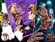 Notorious B.I.G finally attacks, starting with Giorno Giovanna