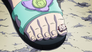 Shinobu's toenail ripped off