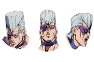 Polnareff faces