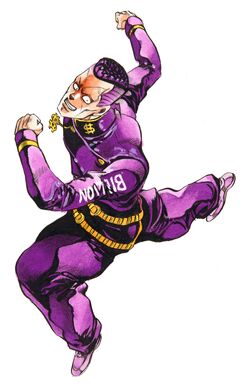 nijimura okuyasu and class rep (jojo no kimyou na bouken) drawn by