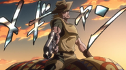 Hol Horse summoning his Stand, Emperor