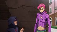 Doppio talking to a fortune teller