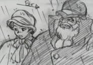 Dario And The Woman From Bar As They Appear In The OVA's Timeline Videos