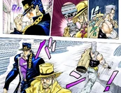 Jotaro, Joseph, and Polnareff back to their own countries
