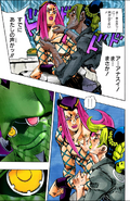 Jolyne's speech disabled under Anasui's attention