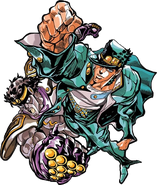 Colored with Star Platinum, for Jump Ultimate Stars