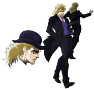 Young Speedwagon concept art for the anime