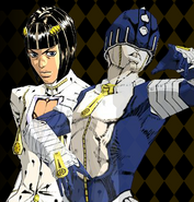 Bucciarati in the Vento Aureo PS2 game