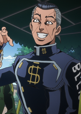 nijimura okuyasu and class rep (jojo no kimyou na bouken) drawn by