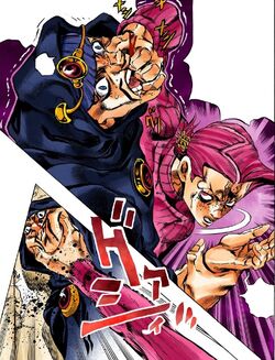 A dupla personalidade de Doppio - Comics de Jojo dubladas 