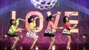 The idol groups S/mileage does JoJo SFX Go Go Go in their official