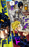 Bucciarati prepares to torture Giorno