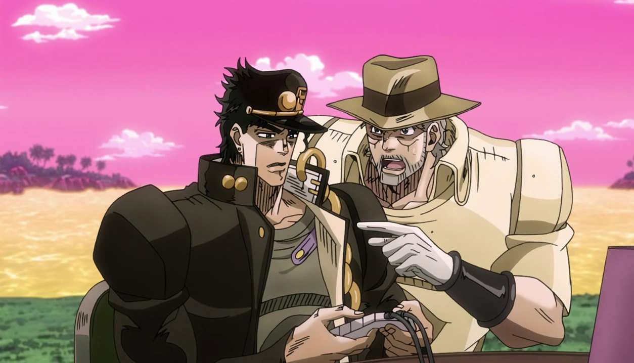 Jotaro plays against Terence T D%27Arby %28Anime%29 Кто такой джотаро куджо