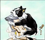 Iggy farts on Polnareff's face