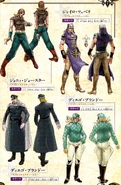 Alternate Costumes for Johnny, Gyro and Diego