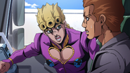Giorno yelling at driver
