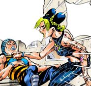 Gwess intimidated by Jolyne