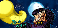 The Hand pulls an air bomb away to save Josuke