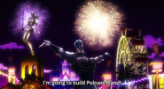 Polnareff talking about his "dream"