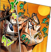 Mario torture begins.png (659 KB) A pair of glasses acts as a magnifying glass, burning Zucchero's eye