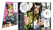 Jolyne, Emporio and Ermes finally decamp off the prison