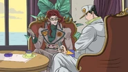 Représentation de l'apparence hypothétique de Kakyoin s'il aurait survécu à l'Arc 3.