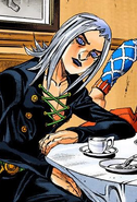 Abbacchio as a Passione gangster