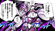 Abbacchio descreve a habilidade de Purple Haze.