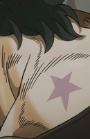 Jotaro birthmark close up