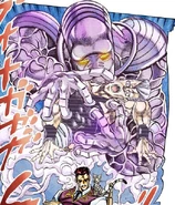 Osiris takes Polnareff's soul