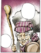 Enya puts on a facade as a hotel owner to fool the Crusaders