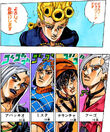 Giorno introduced to Team Bucciarati