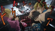 Romeu e Jolyne atropelaram alguém com o carro