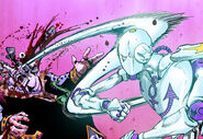 Damo's death at the hands of Josuke Higashikata.