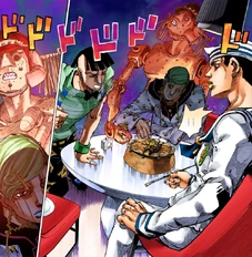 Jobin affronte Josuke dans un duel d'insectes