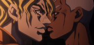 DIO asking for Pucci's help in testing his theory.