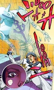 Josuke summons Soft & Wet for the first time
