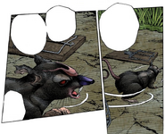 Bug-Eaten cerca de la trampa de Jotaro