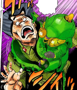 Attacked by Koichi's new Stand