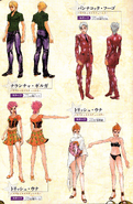 Alternate Costumes for Narancia, Fugo and Trish