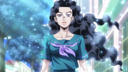 Yukako radiates a loving warmth after her beauty treatment.