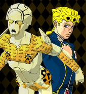 Gold Experience with Giorno in the Vento Aureo PS2 game