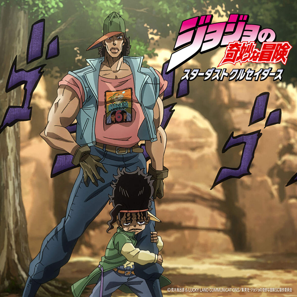 boingo and oingo (jojo no kimyou na bouken and 1 more) drawn by  zouhyou_(at4190)