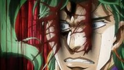 Kakyoin tem seus olhos cortados por 