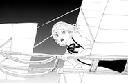 On her glider